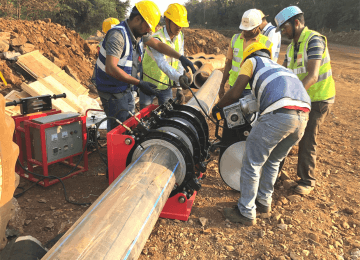 Process Water Supply River To Plant